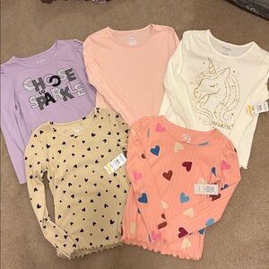 Girls long sleeve tops